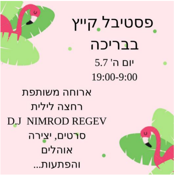 פסטיבל קיץ בבריכה